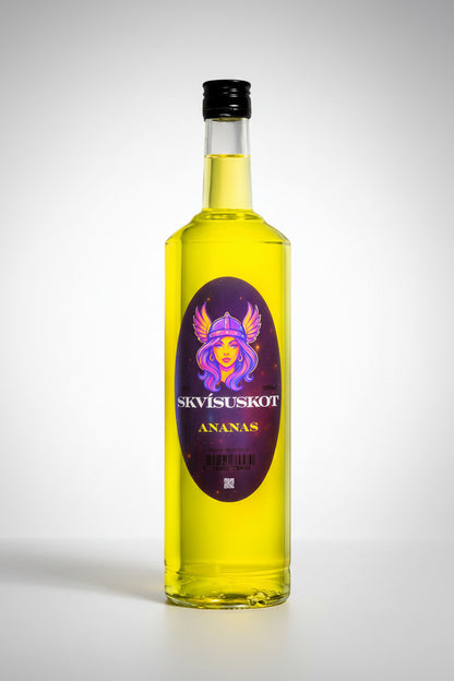 SKVÍSUSKOT Ananas líkjör flaska